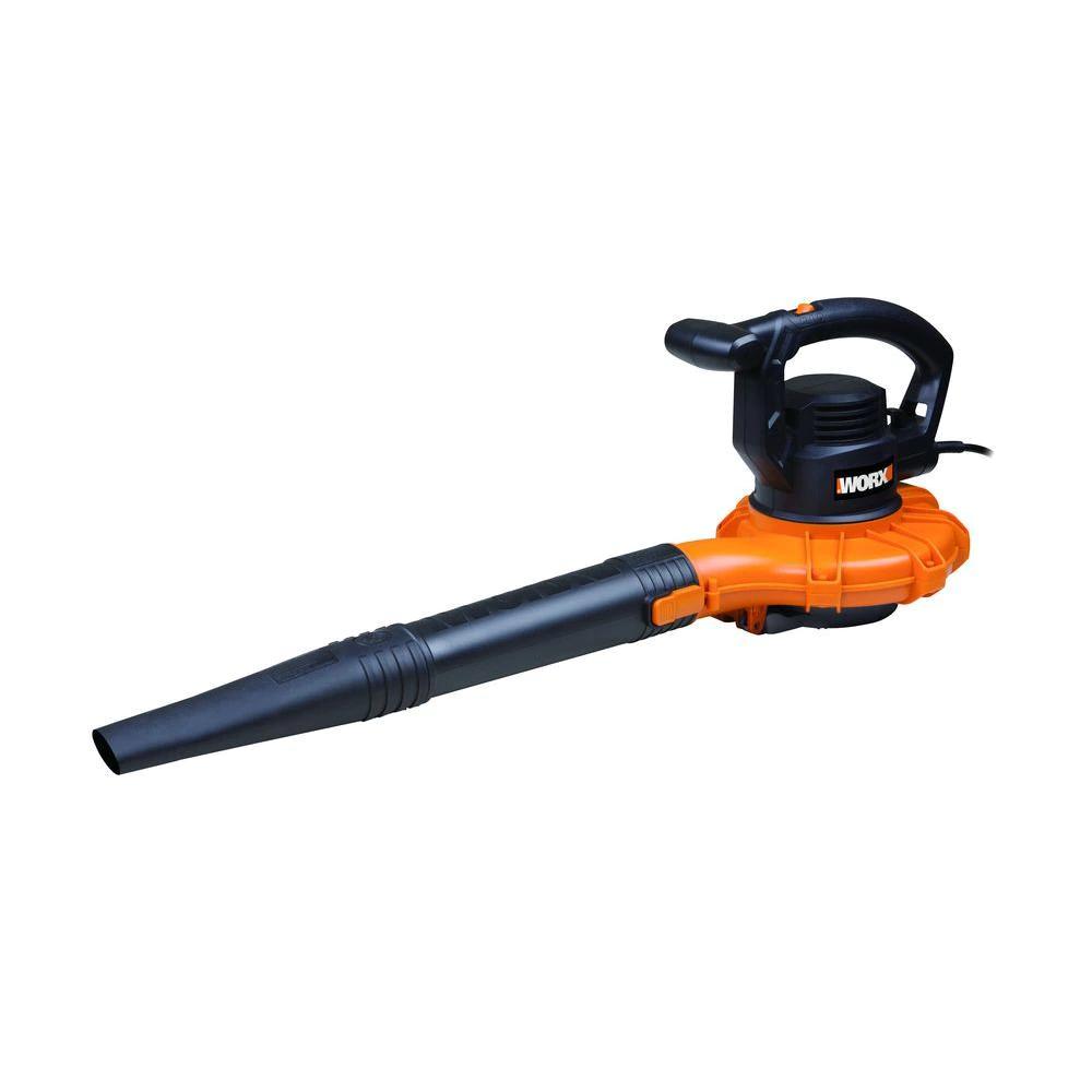 Leaf Blower & Leaf Vacuum, 3-In-1, 12-Amp, 250-Mph, 400-Cfm