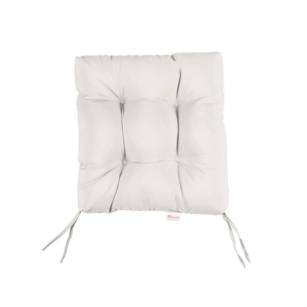 Tufted Outdoor Dining Chair Cushion