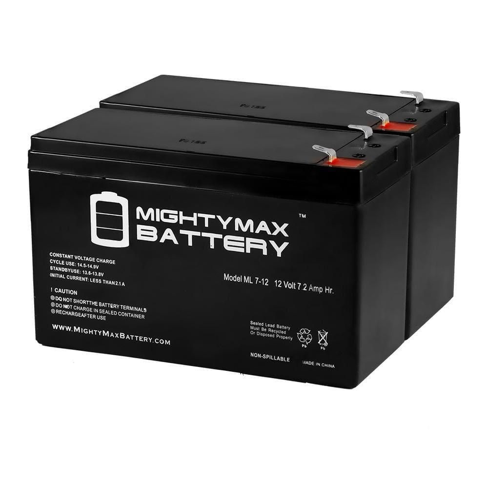 Mighty Max Battery 12 Volt 7ah Battery with F1 (.187) Terminals