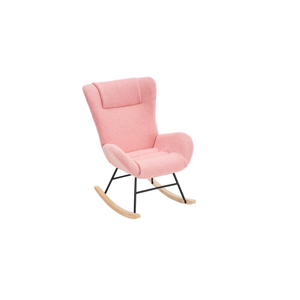 Pink outdoor rocking chair hot sale