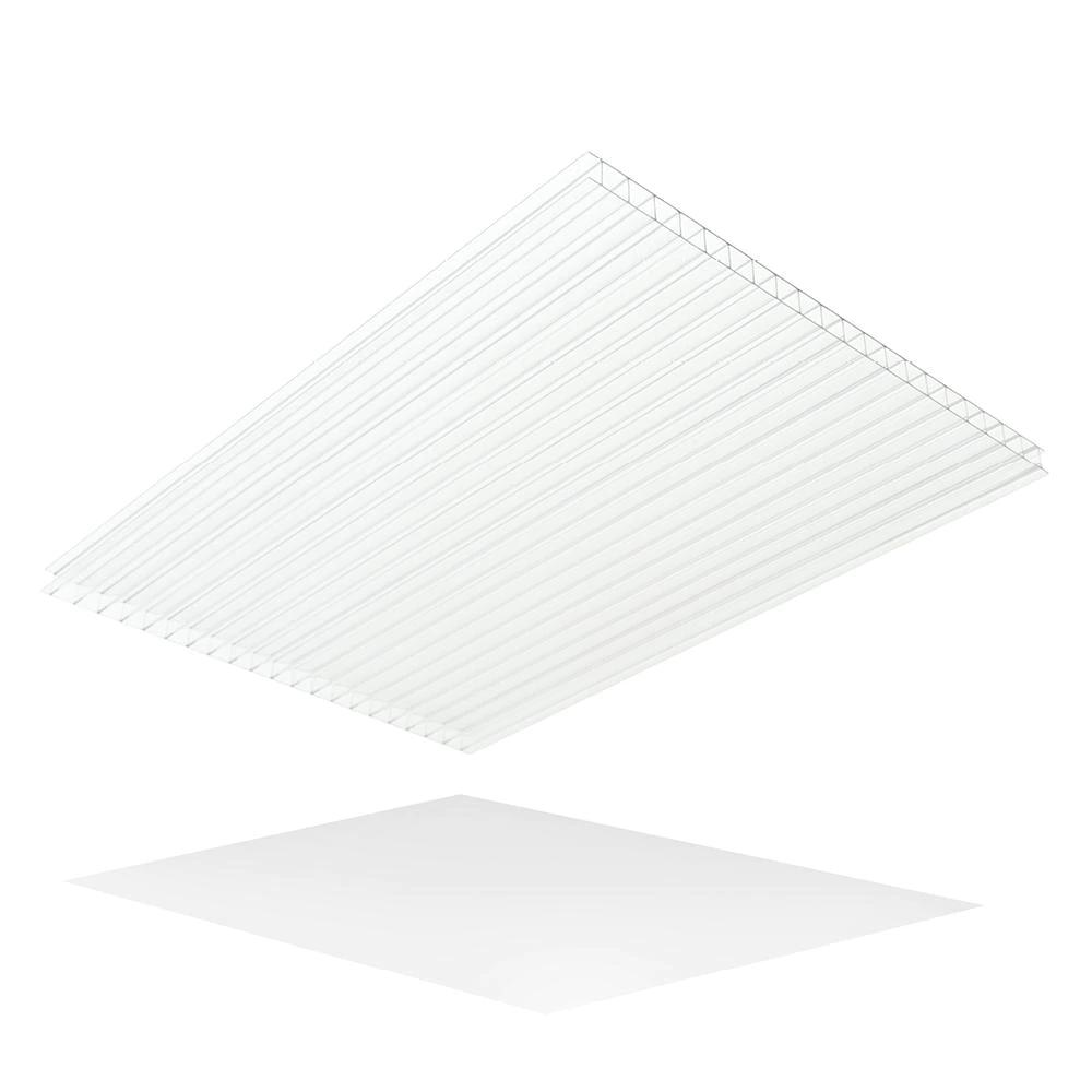 LEXAN Thermoclear 48 in. x 96 in. x 1/4 in. (6mm) Clear Multiwall