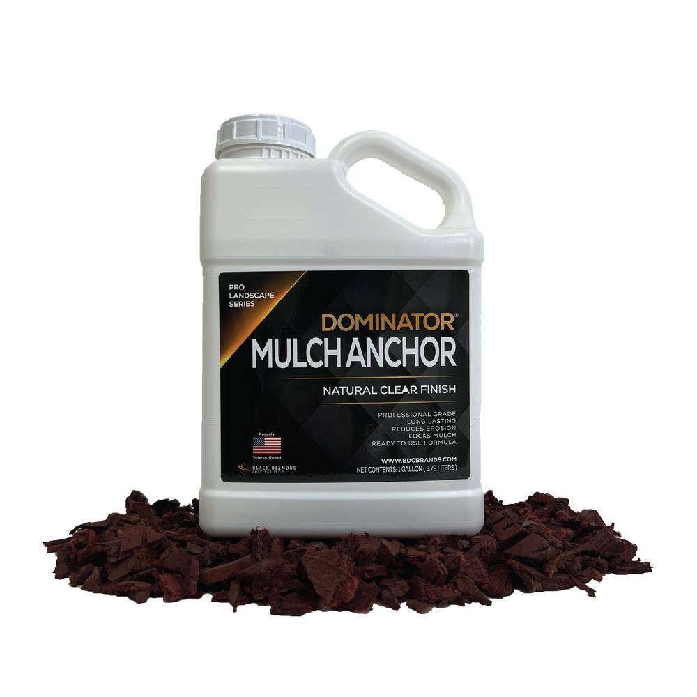 DOMINATOR Mulch Anchor - Mulch Glue and Pea Gravel Stabilizer