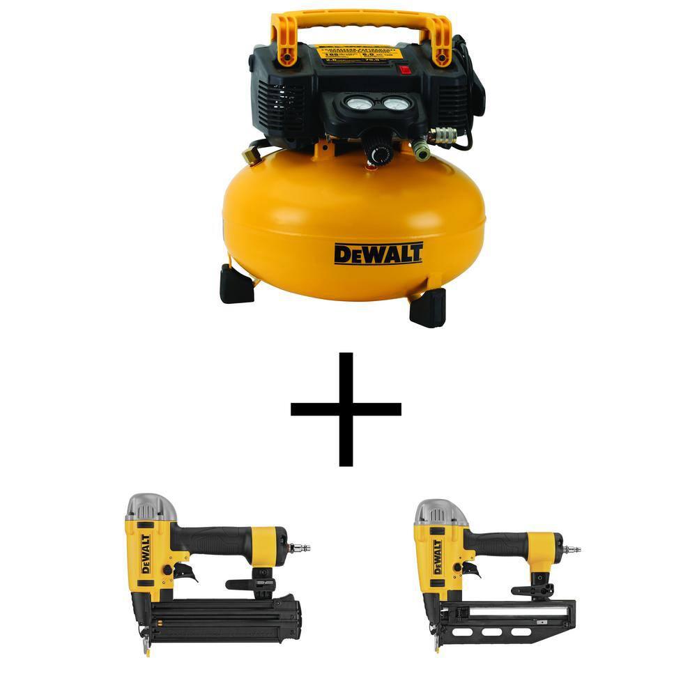 DEWALT 6 Gal. 165 PSI Portable Electric Pancake Air Compressor