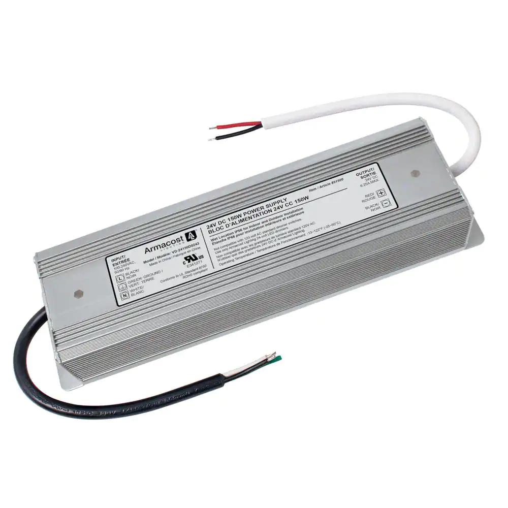 Armacost Lighting 150-Watt 24-Volt DC LED Transformer Standard Power, Under Cabinet Lighting Accessories