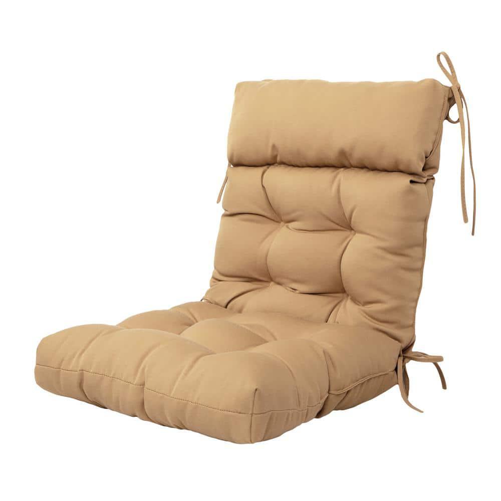 BLISSWALK Patio Chair Cushion for Adirondack High Back Tufted Seat