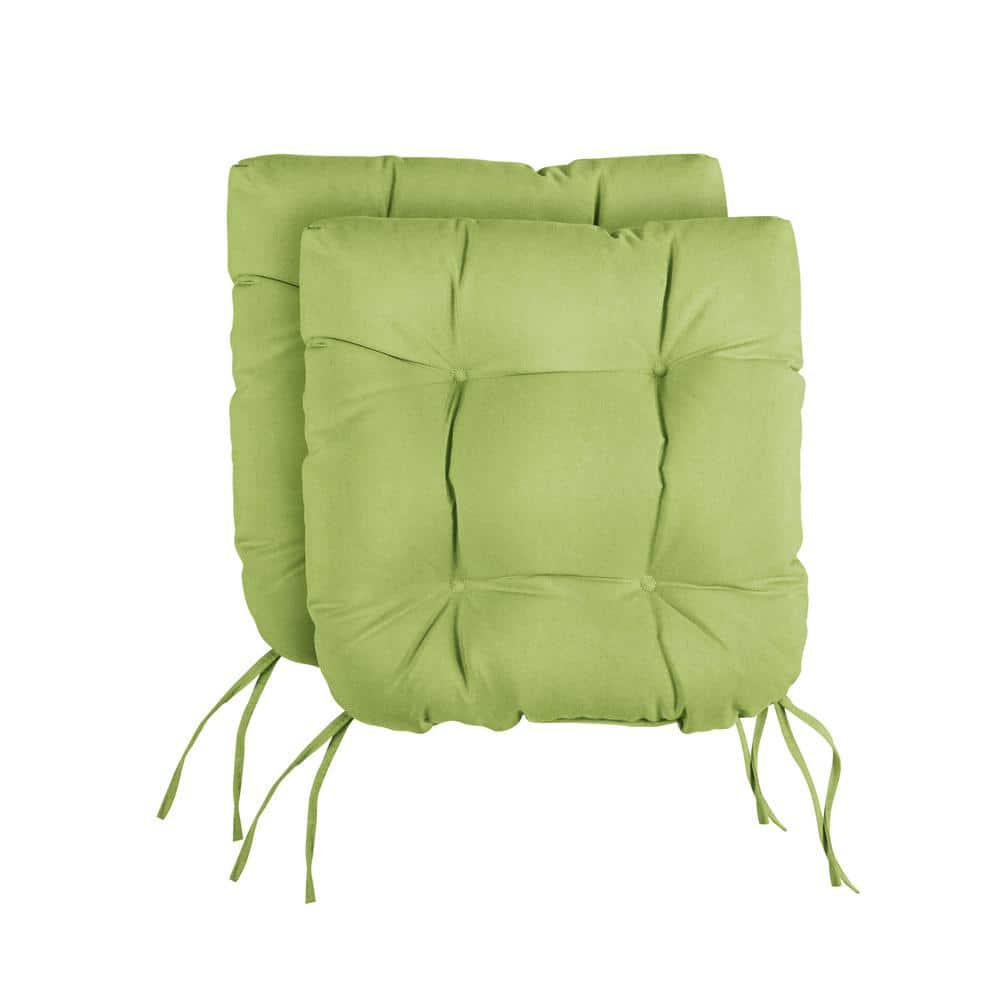 Olive green chair online cushions