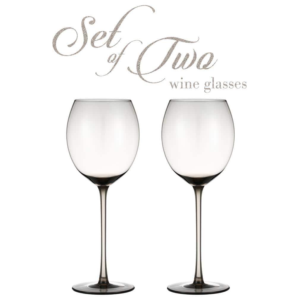 Berkware Luxurious And Elegant Sparkling Smoke Colored Wine Glass