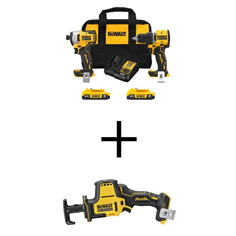 Dewalt atomic 2 discount tool combo kit