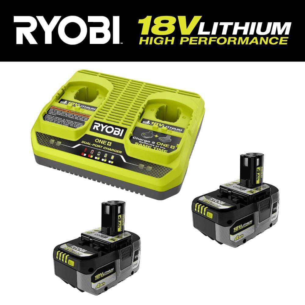 18V ONE+ DUAL-PORT SIMULTANEOUS CHARGER - RYOBI Tools