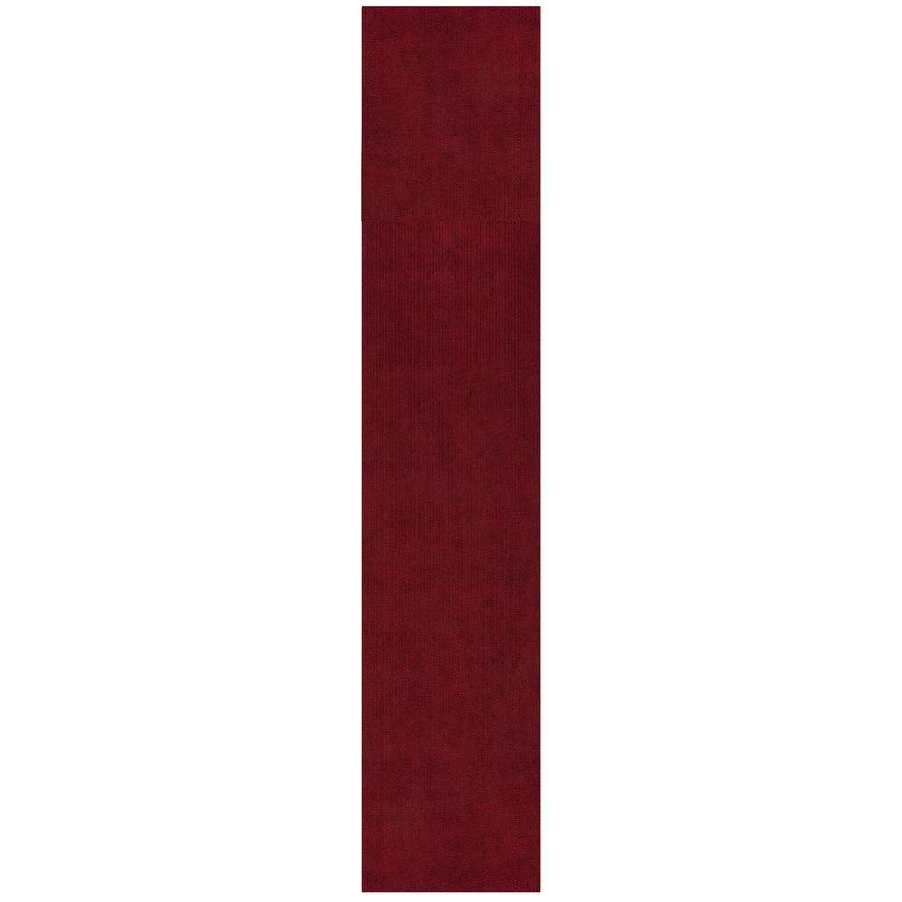 Waterproof Non-Slip Rubberback Solid Red Indoor/Outdoor Rug Ottomanson Rug Size: Runner 2' x 4