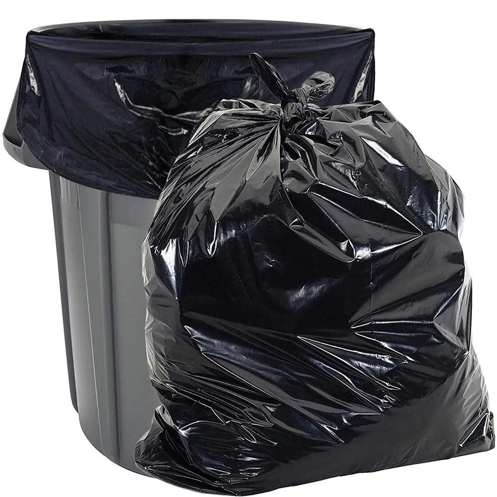 Aluf Plastics 55-60 Gal. Black Trash Bags - 38 in. x 58 in. (Pack