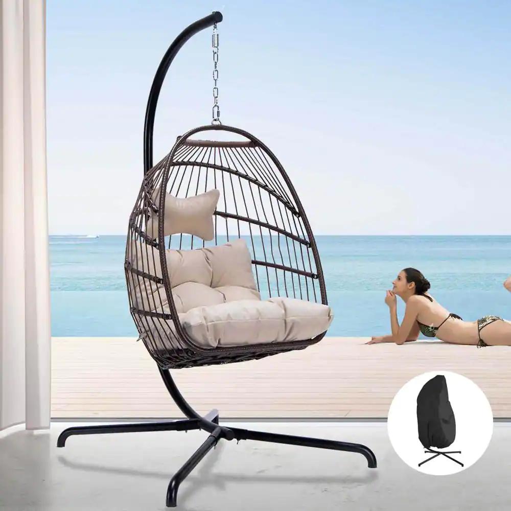 Single person patio swing hot sale