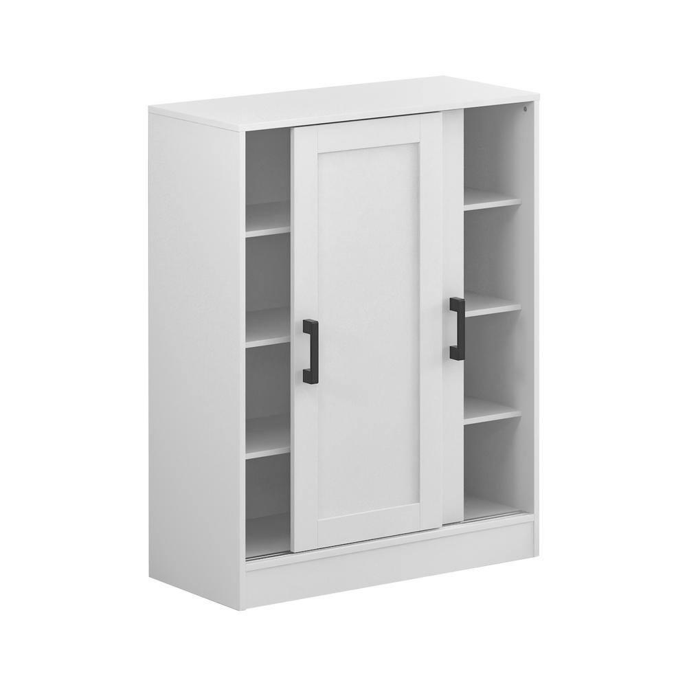 FUFU&GAGA 2-Door Shoes Cabinet in White