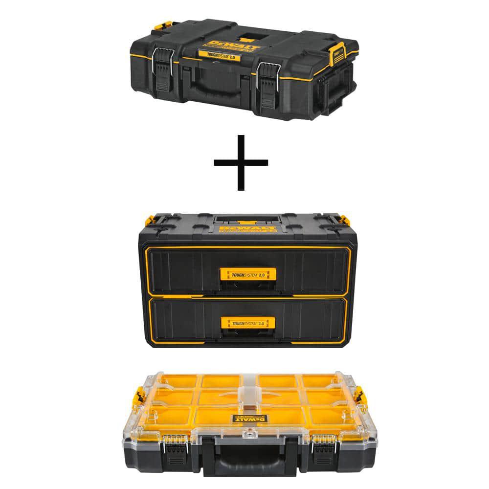 DEWALT TOUGHSYSTEM 2.0 22 in. Small Tool Box, 21.8 in. Tool, Portable Tool  Boxes
