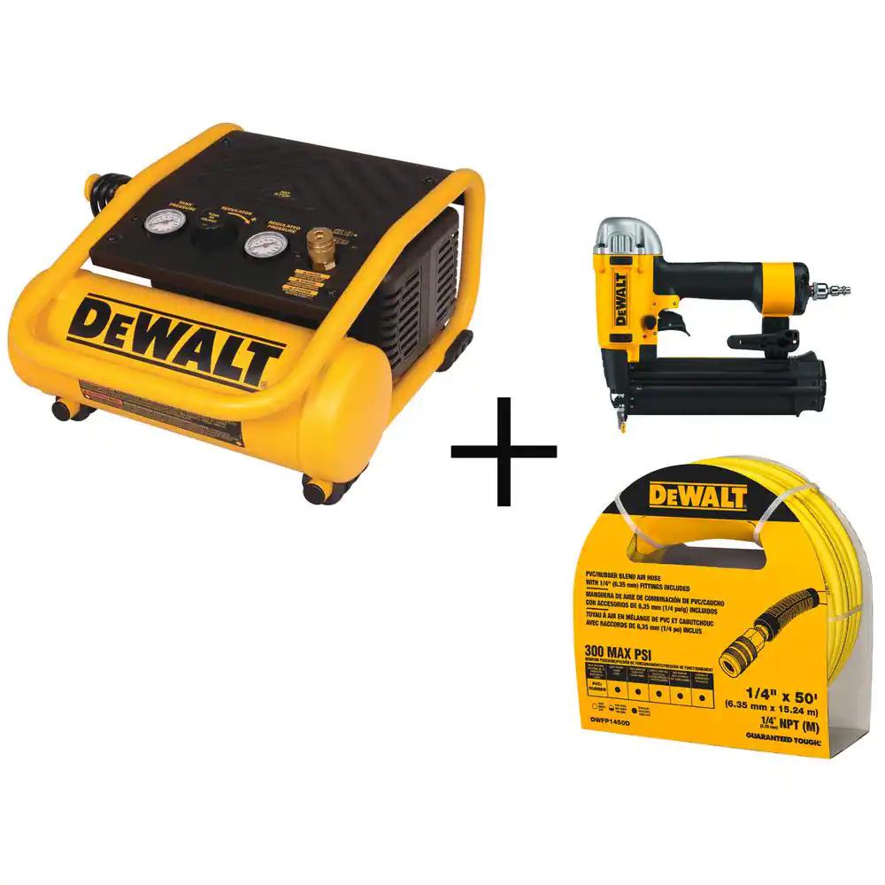 DEWALT 1 Gal. 135 PSI Portable Electric Trim Air Compressor