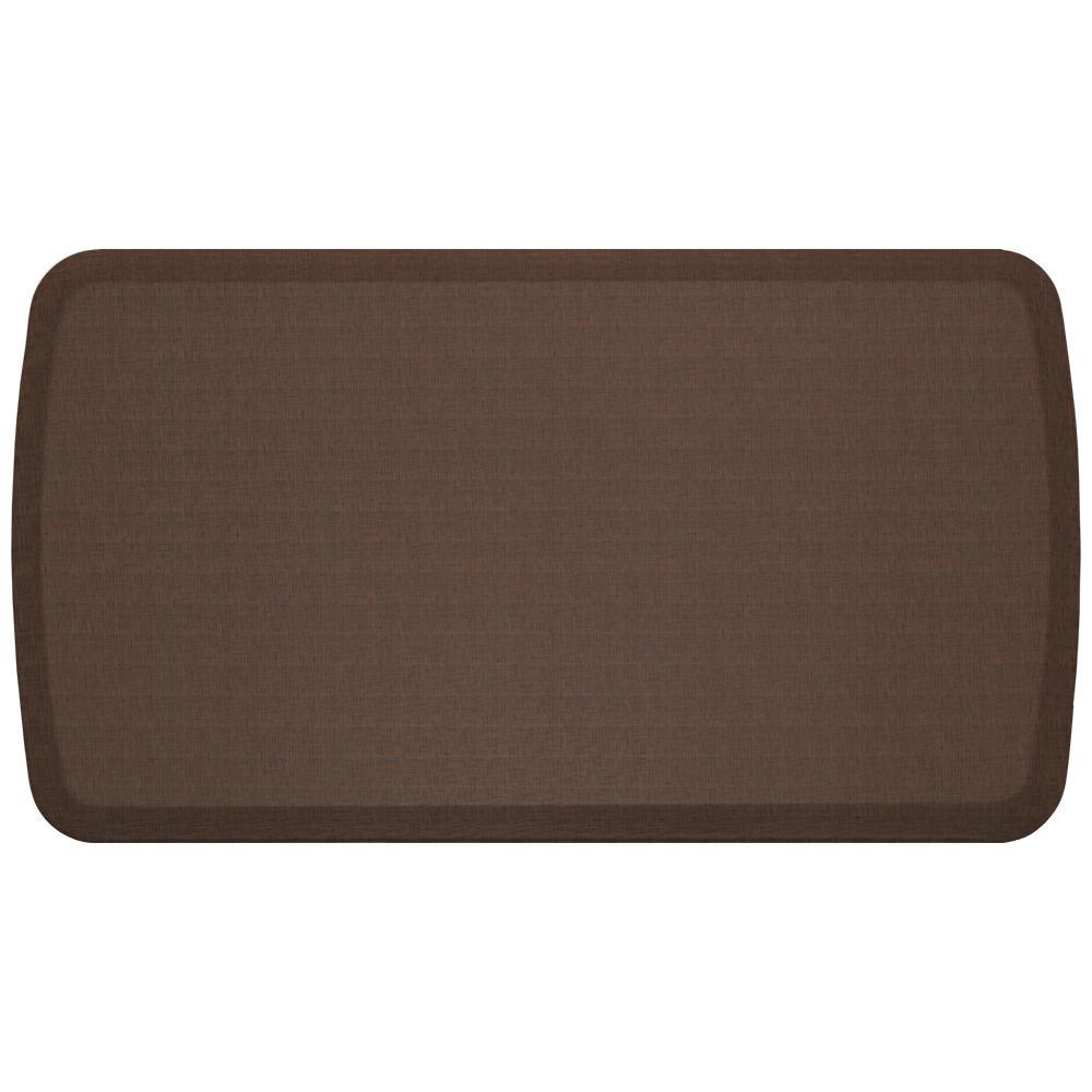 GelPro Elite Comfort Kitchen Floor Mat Linen 20 in. x 72 in. Truffle