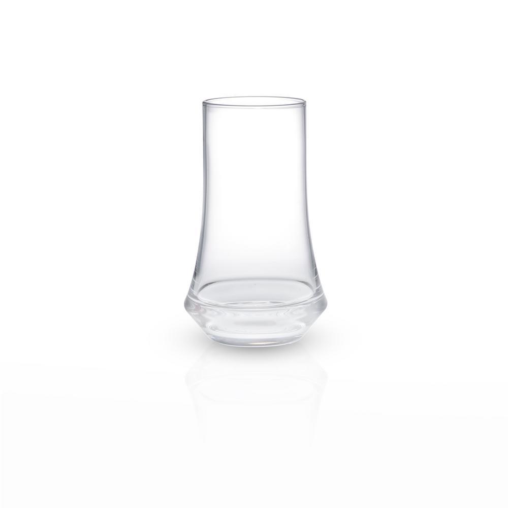 Joyjolt Callen Beer Glasses - Set Of 8- Pint Glass Capacity