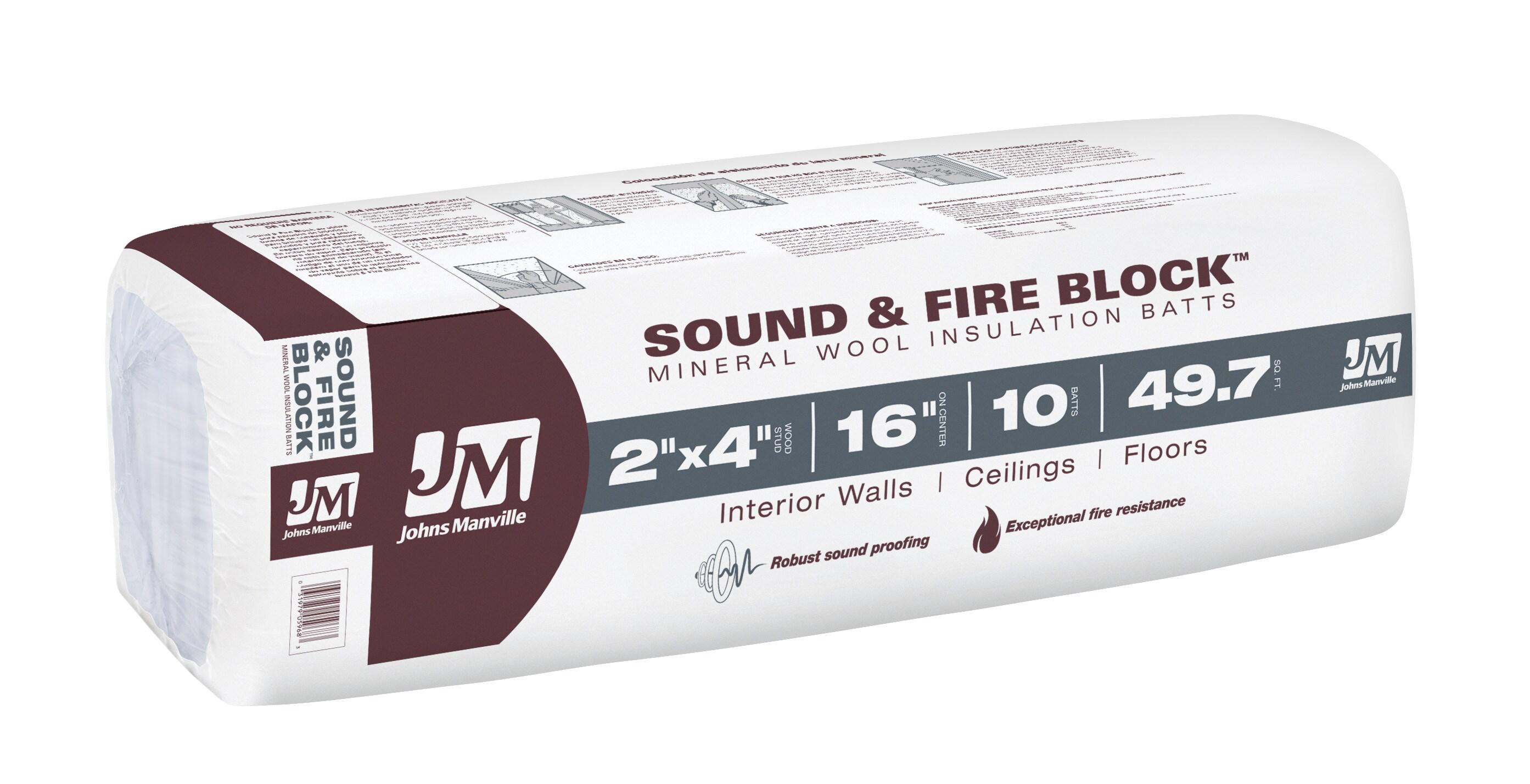 Johns Manville R13 Foil Faced Fiberglass Insulation Batt