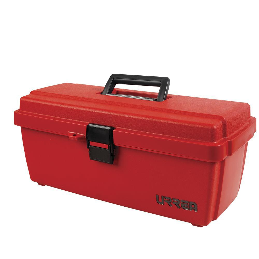 7.87-in Red Plastic Tool Box