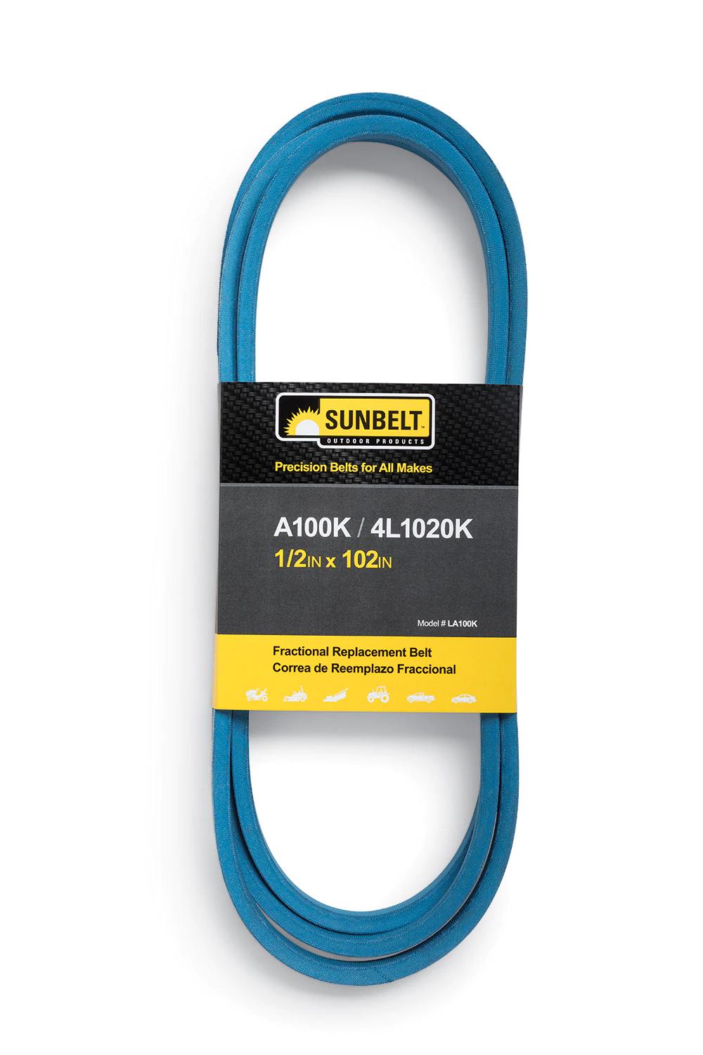 Sunbelt mower clearance belts