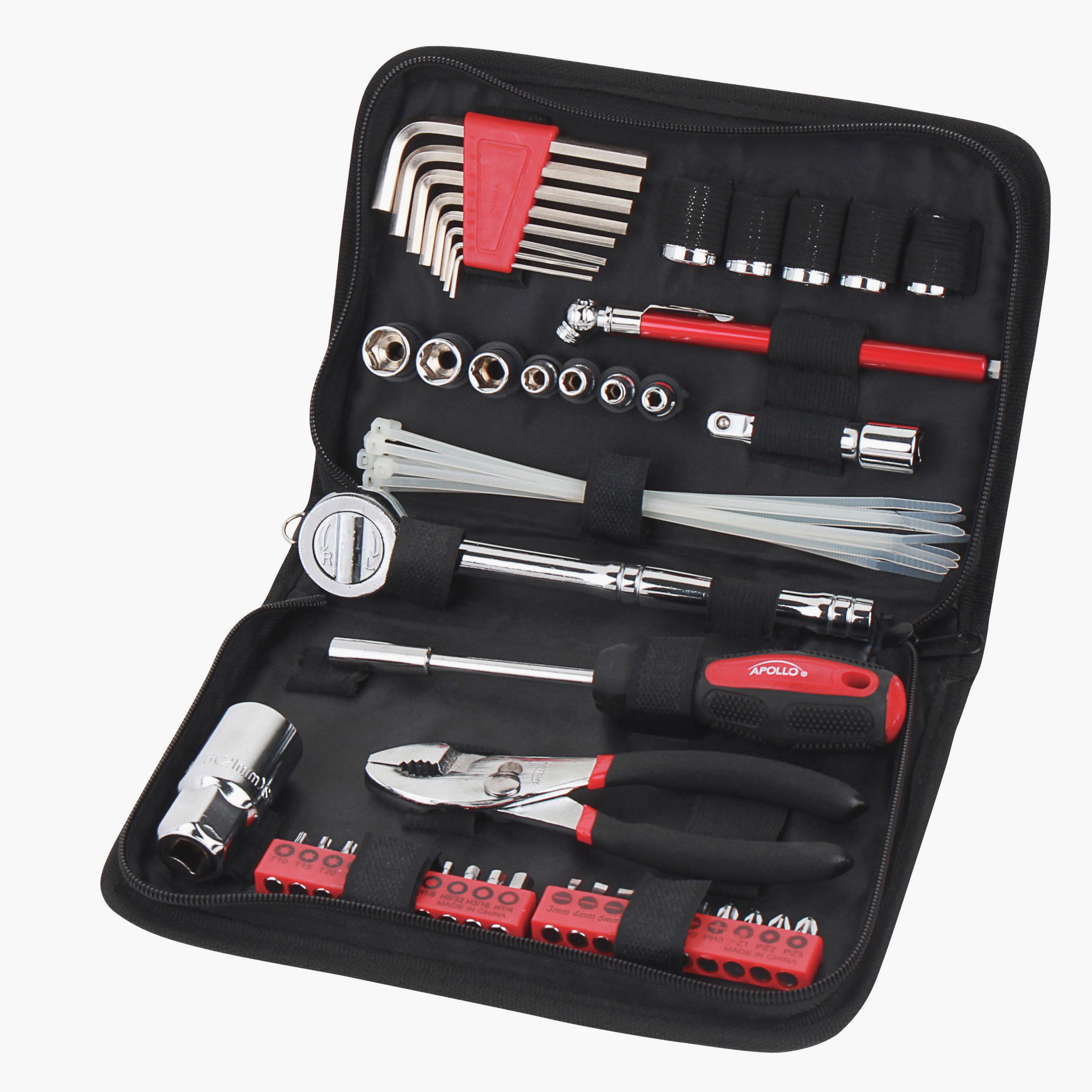 Household tool set on sale with soft case