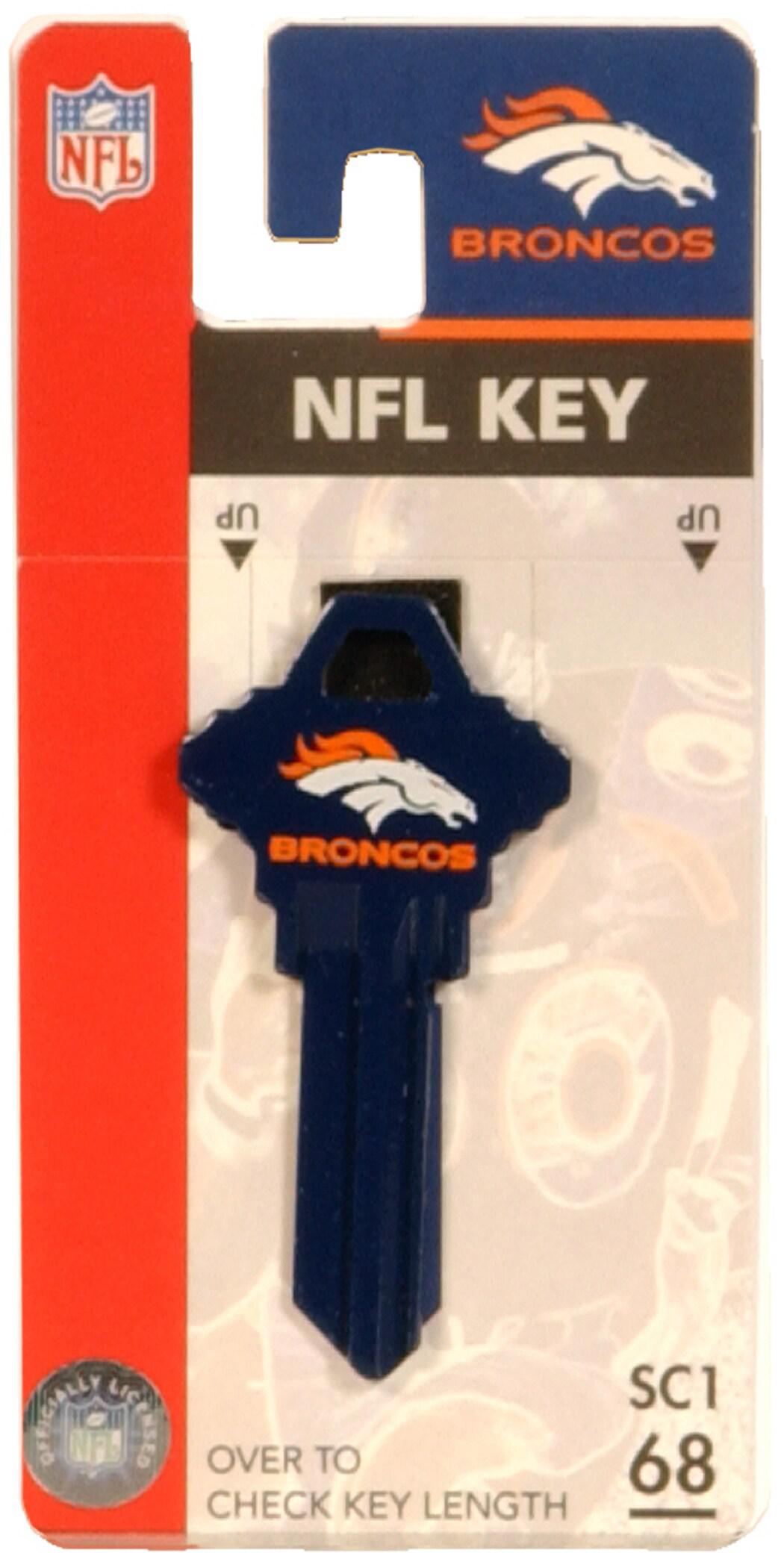 Hillman Denver Broncos Multicolored Decorative Brass House/Entry