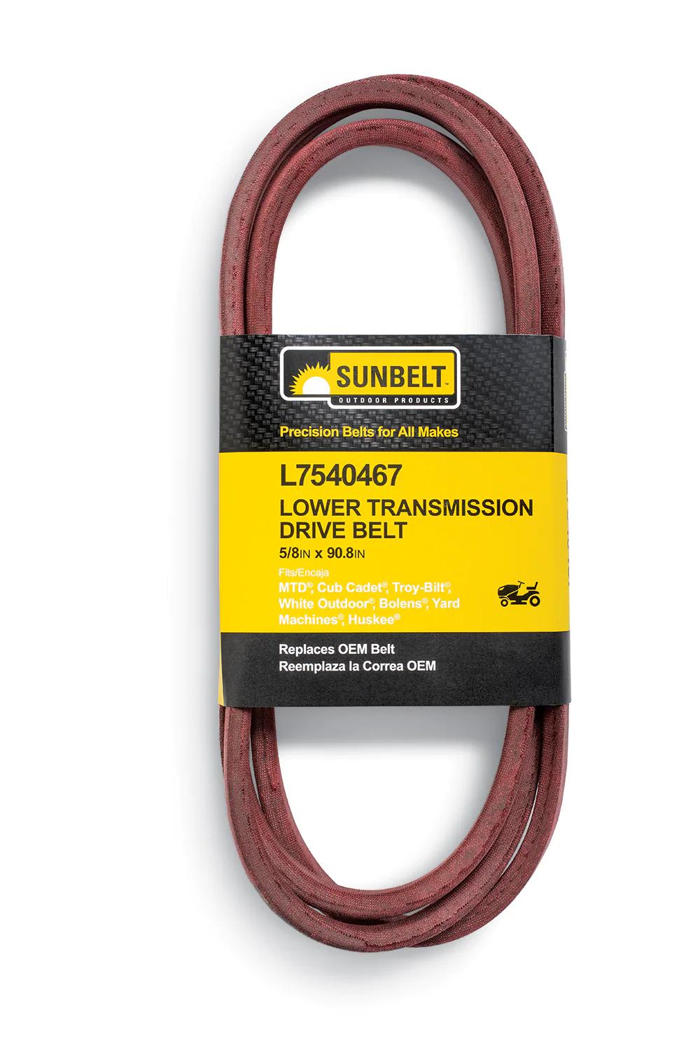 Sunbelt L 7540467 Lower Transmission Drive Belt for Riding Lawn