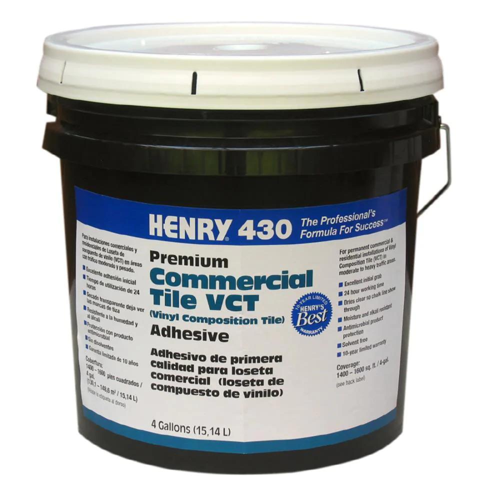 Henry 430 ClearPro Vct Flooring Adhesive (4-Gallons in the